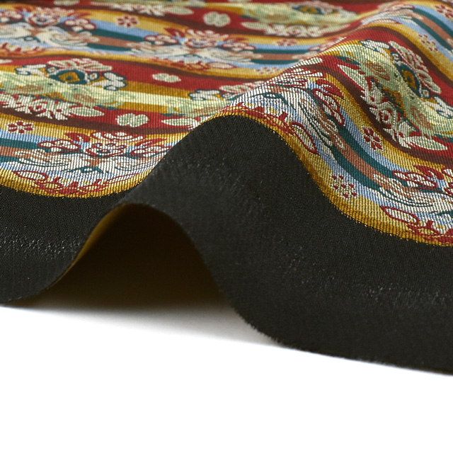 金襴生地 新紹巴 鳥(2-10398-2) 09Bh18_