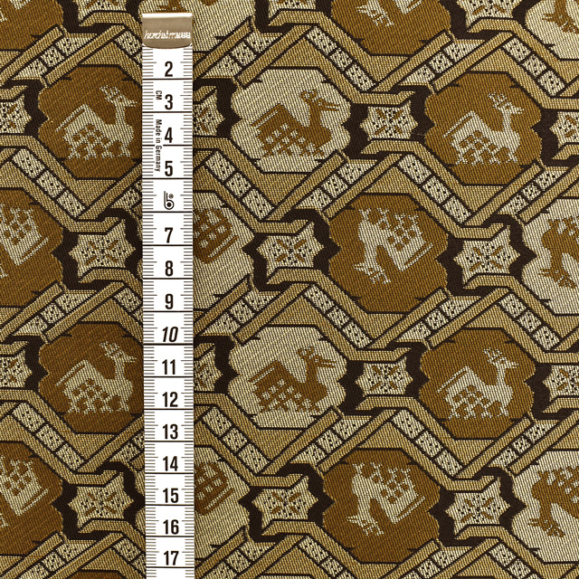 金襴生地 新紹巴 鹿(2-10454-2) 09Bh18_