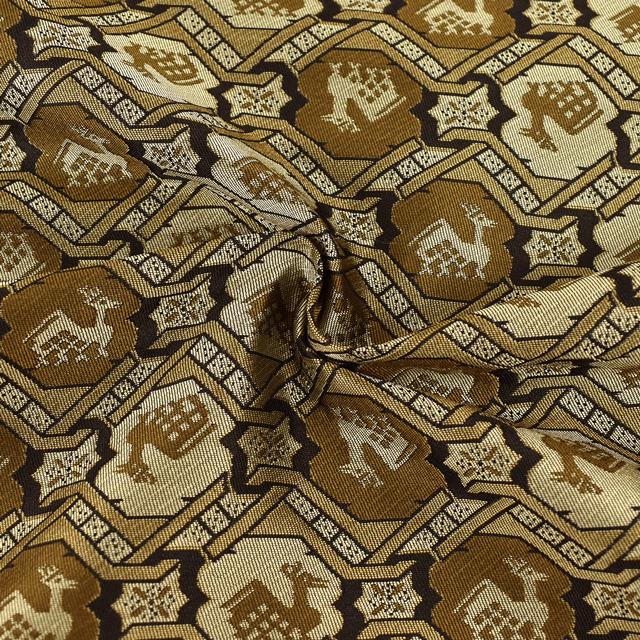 金襴生地 新紹巴 鹿(2-10454-2) 09Bh18_