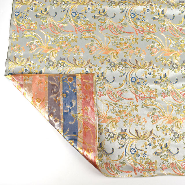 金襴生地 洛レイ胴入2号 鳳凰(1-9001) 白 09Bh18_