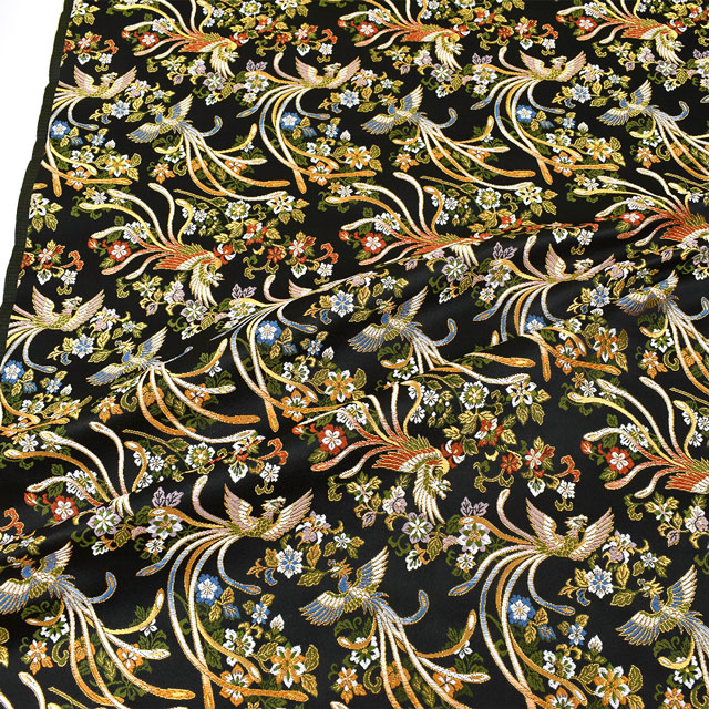金襴生地 洛レイ胴入4号 鳳凰(2-9001) 黒 09Bh18_