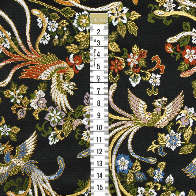 金襴生地 洛レイ胴入4号 鳳凰(2-9001) 黒 09Bh18_