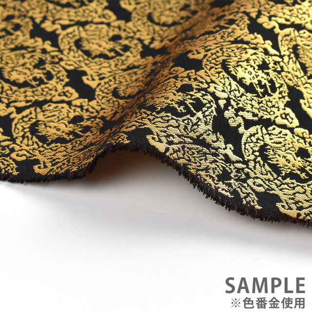 金襴生地 古代 龍(2-9822) 銀 09Bh18_