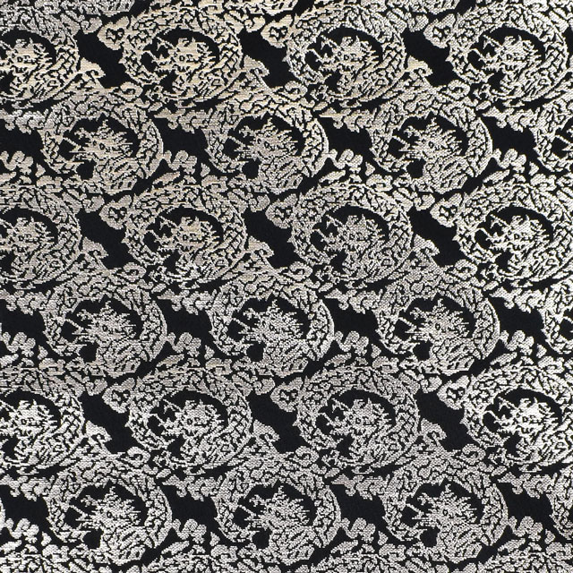 金襴生地 古代 龍(2-9822) 銀 09Bh18_