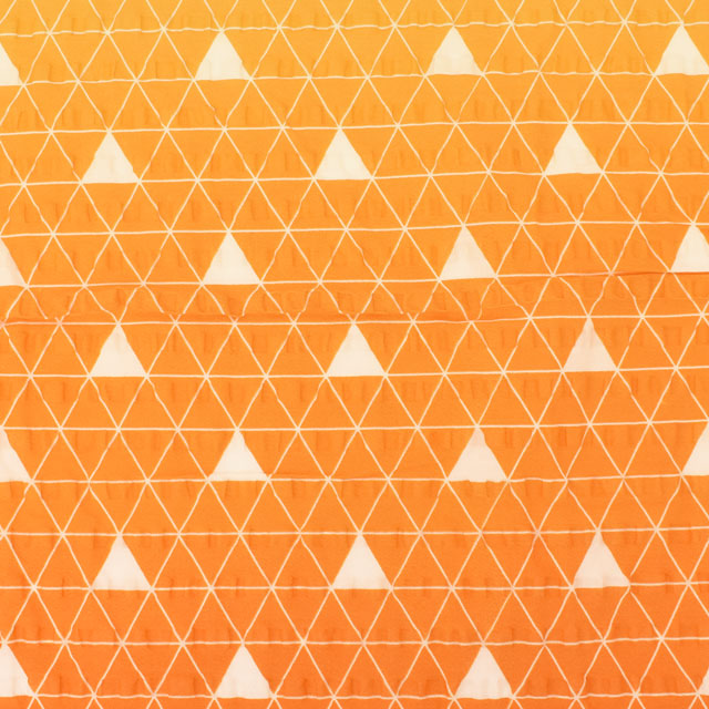 生地 和風リップルプリント 鱗/ウロコ模様(201023) 21.イエロー 99Zz99_