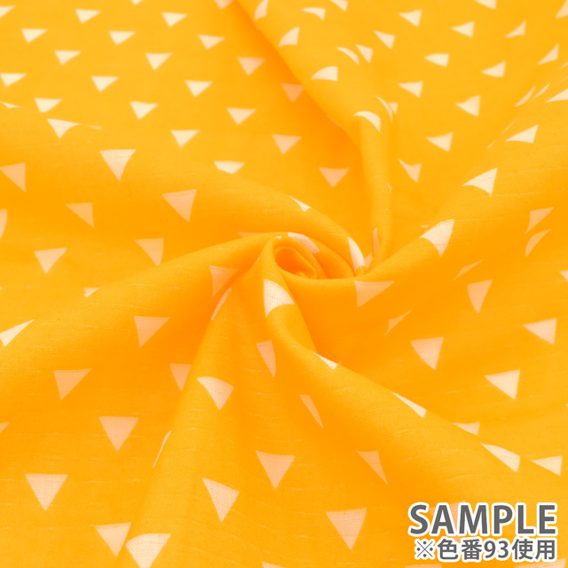 生地 和風ダブルガーゼプリント ウロコ模様(201025) 93.黄色 99Zz99_