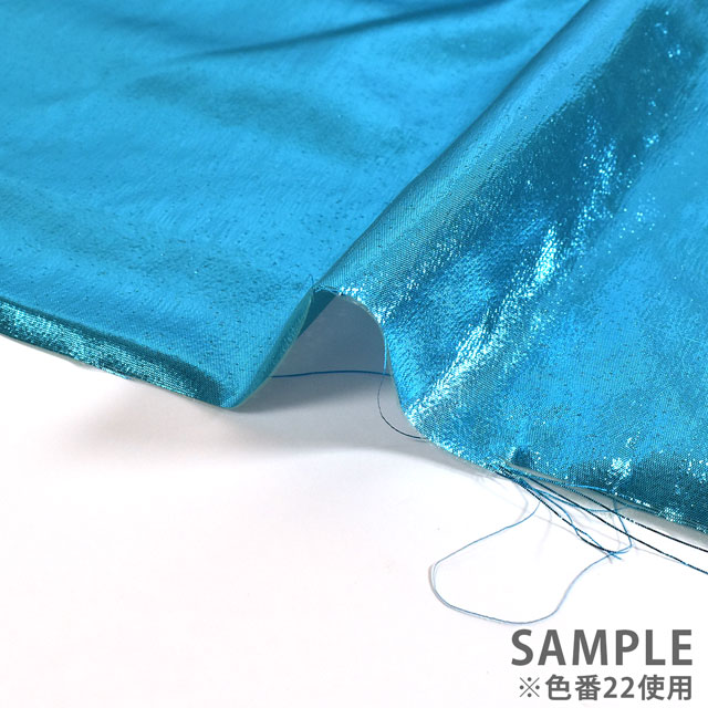 ラメ生地 マーブル(202-1065) 1.白銀 10Ad06_