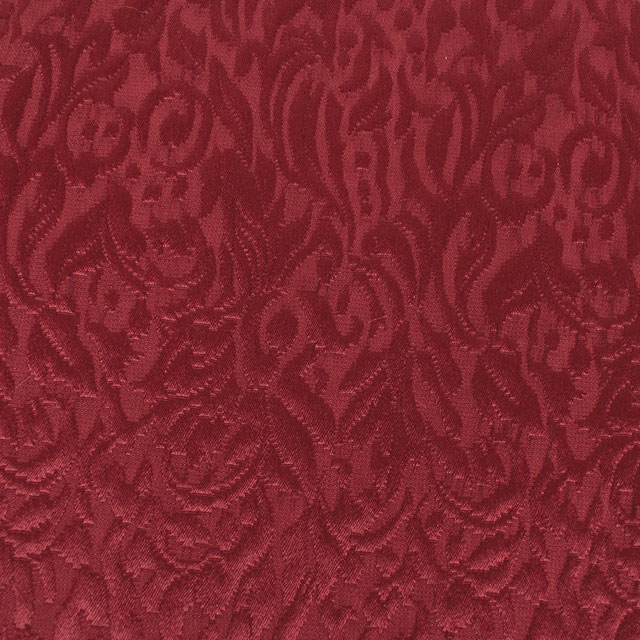 ジャガード生地 バッサーフクレJQ(203064) 3.エンジ 10Aa05_