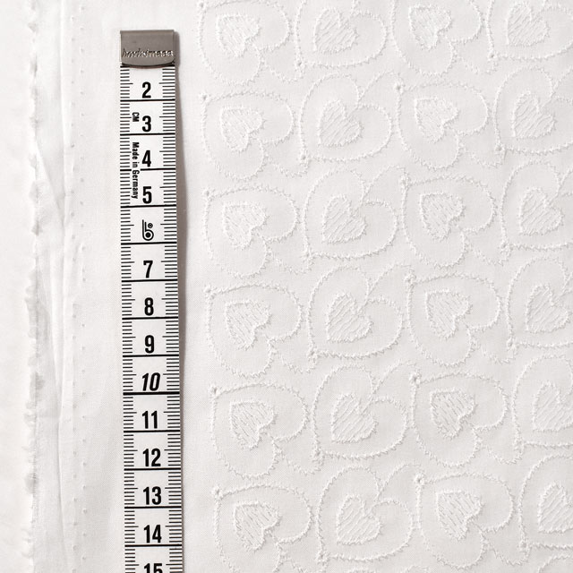 生地 綿レース ハート(2041075) OF.オフ白 99Zz99_