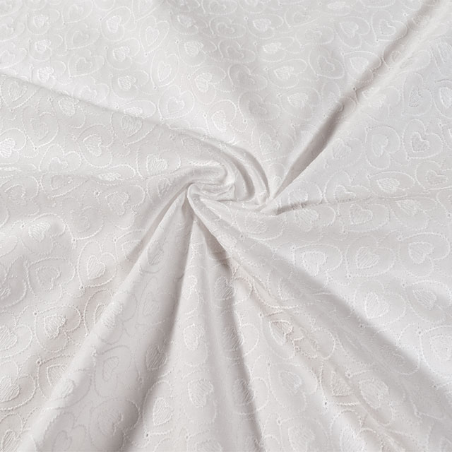 生地 綿レース ハート(2041075) OF.オフ白 99Zz99_