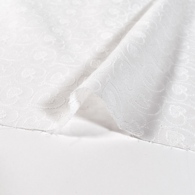 生地 綿レース ハート(2041075) OF.オフ白 99Zz99_