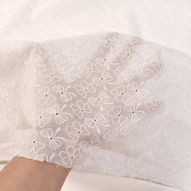 生地 綿レース リボン(2041080) OF.オフ白 99Zz99_