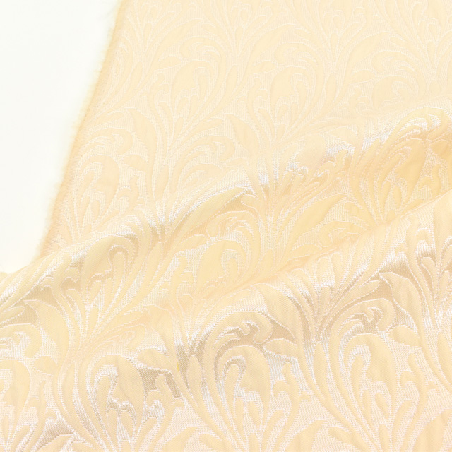 ジャガード生地 スワン(2085) ベージュ 99Zz99_