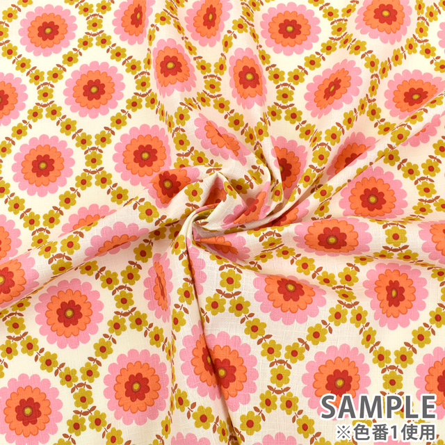 生地 アンティーコ/サザンクロス(209017) 26.ピンク×ライトグリーン 99Zz99_