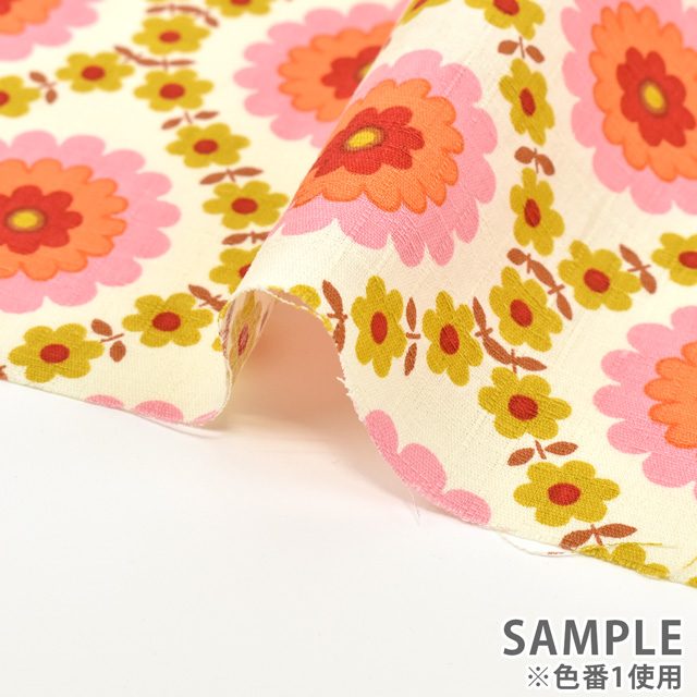 生地 アンティーコ/サザンクロス(209017) 26.ピンク×ライトグリーン 99Zz99_