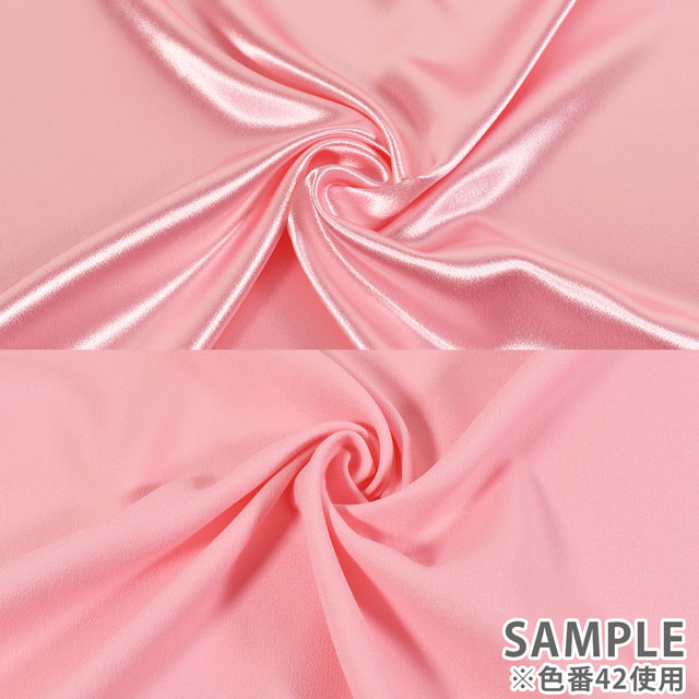 生地 バックサテン(209116) 10.イエロー 10Ae08_