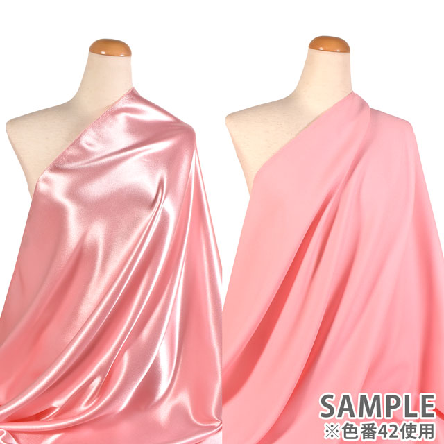 生地 バックサテン(209116) 10.イエロー 10Ae08_