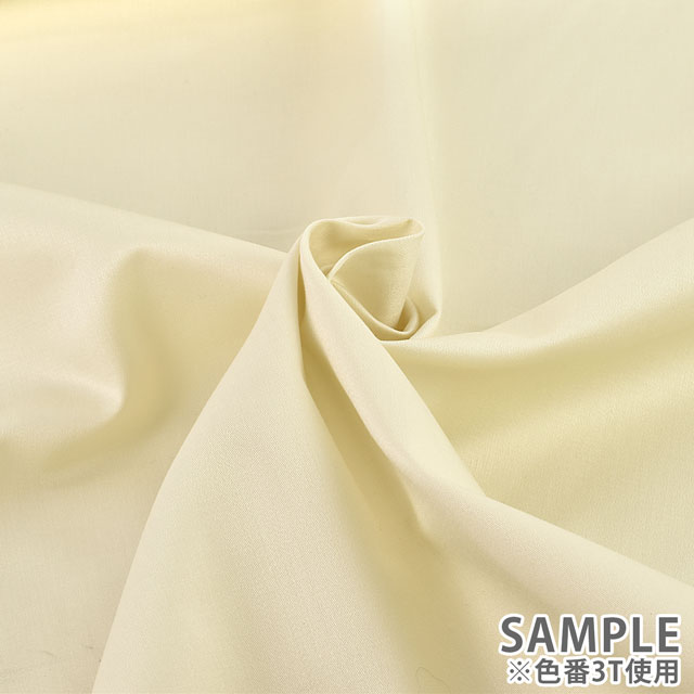 生地 40綿サテン(210019) 1T.ホワイト 09Bm28_