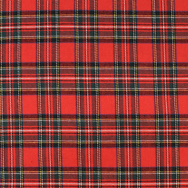生地 ロイヤルタータン(215001) 3.赤地×グリーンホワイト系 09Bk22_