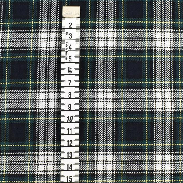 生地 ロイヤルタータン(215001) 17.オフ×グリーン系 09Bk22_