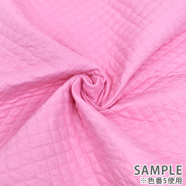 キルティング生地 リバーギンガムキルト(22-2551) 5.ピンク 09Bi20_