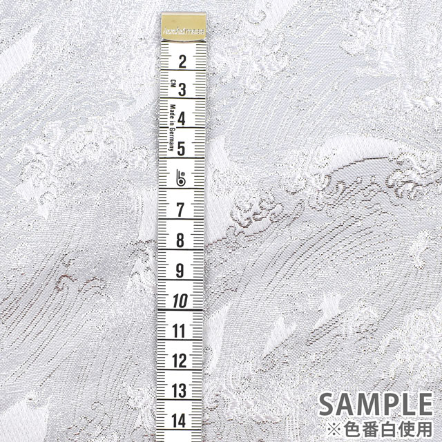 金襴生地 三丁サビ 荒波(155-2225-1) 黒 09Bh18_