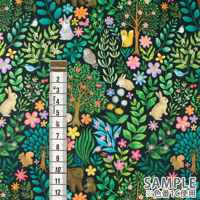 生地 22fabric -ニャンニャンファブリック- 8th collection ぺったリーフ/ローン(DP4440) 1A.ピンク 09Ae04_