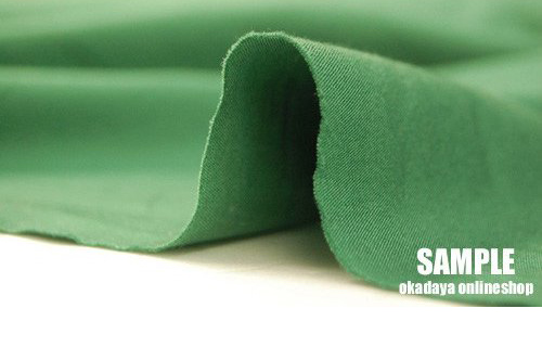 生地 コーマギャバジン (230006) 33.エバーグリーン 09Bm29_