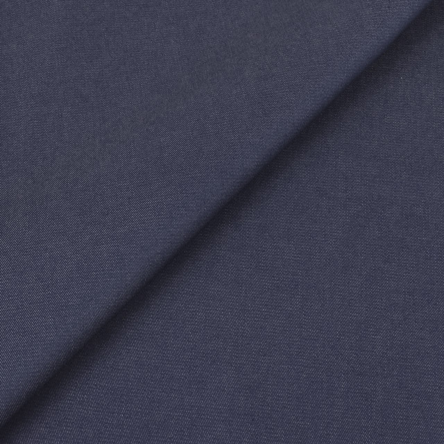 生地 T/Cカラーデニム(240008) 5.ネイビー 09Bl27_