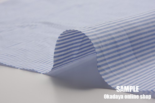 生地 ギンガムストライプ(240014-5) 501.ピンク 09Bk23_