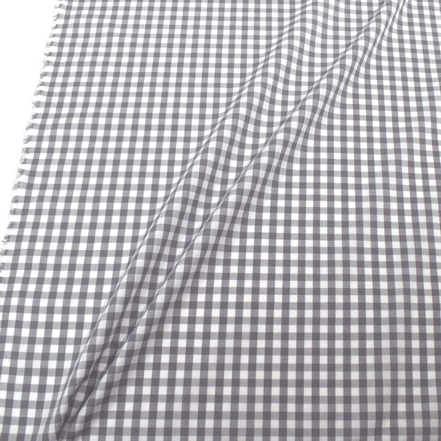 生地 ギンガムチェック(240014-3) 314.グレー 09Bk22_
