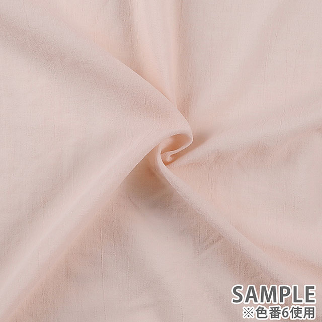 生地 コットンシフォン80s(240305) 11.ライトグレーベージュ 09Cr40_