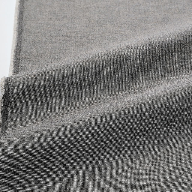 生地 綿麻先染め(251101) 42.黒 99Zz99_