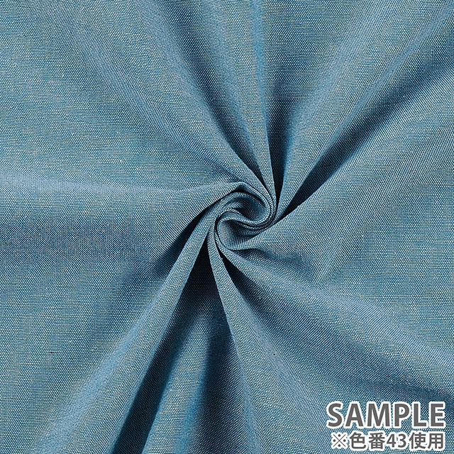 生地 綿麻先染め(251101) 42.黒 99Zz99_