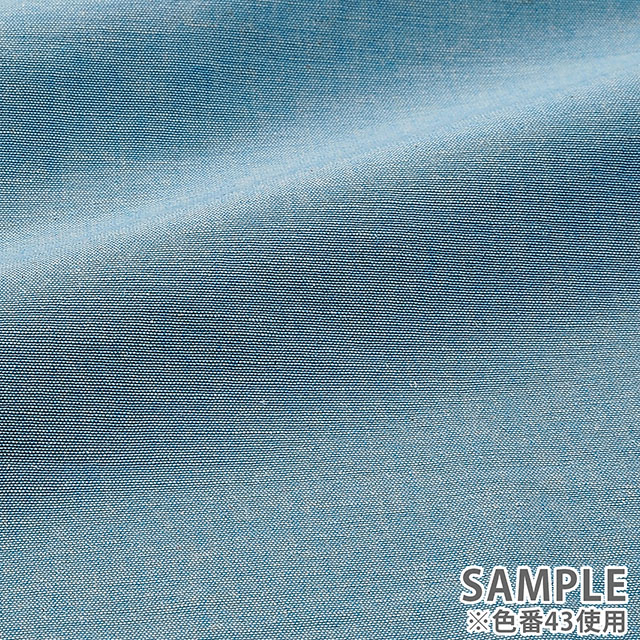 生地 綿麻先染め(251101) 42.黒 99Zz99_