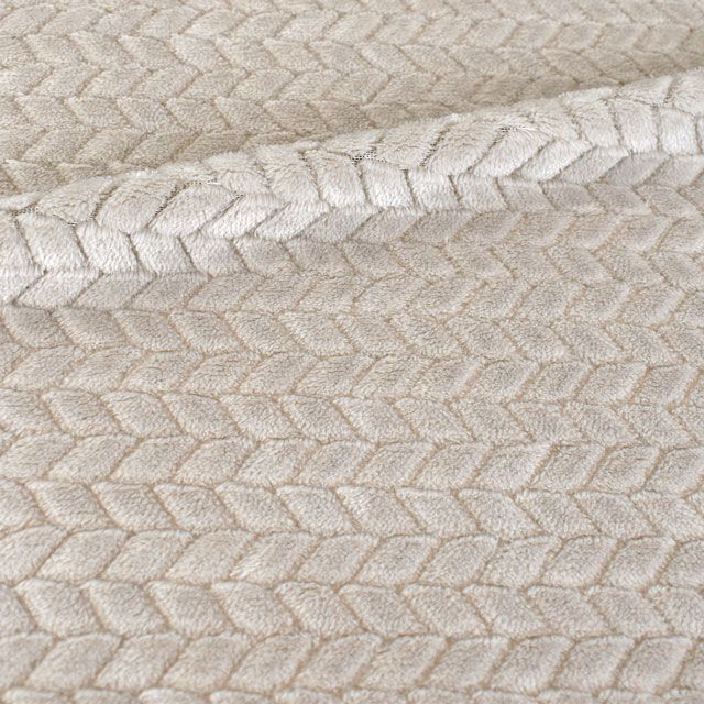 生地 ジャガードボア(2800) 4.グレー 10Bn99_