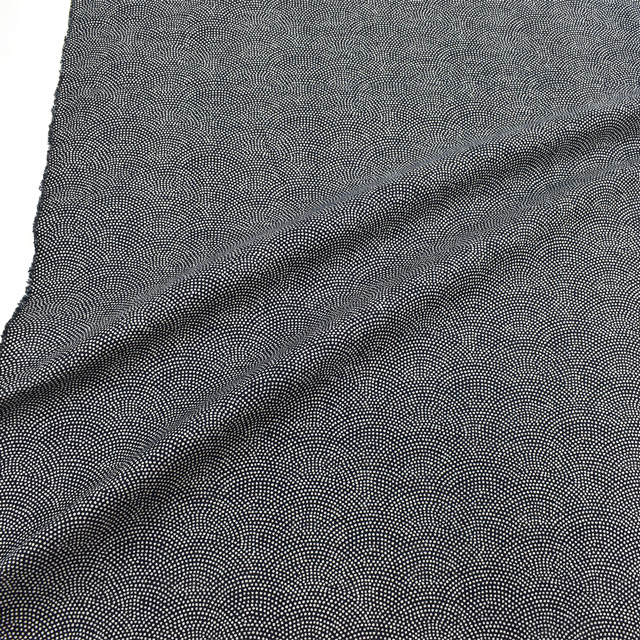 生地 ムラ糸和調柄(288223) 5.鮫肌小紋 09Ag17_