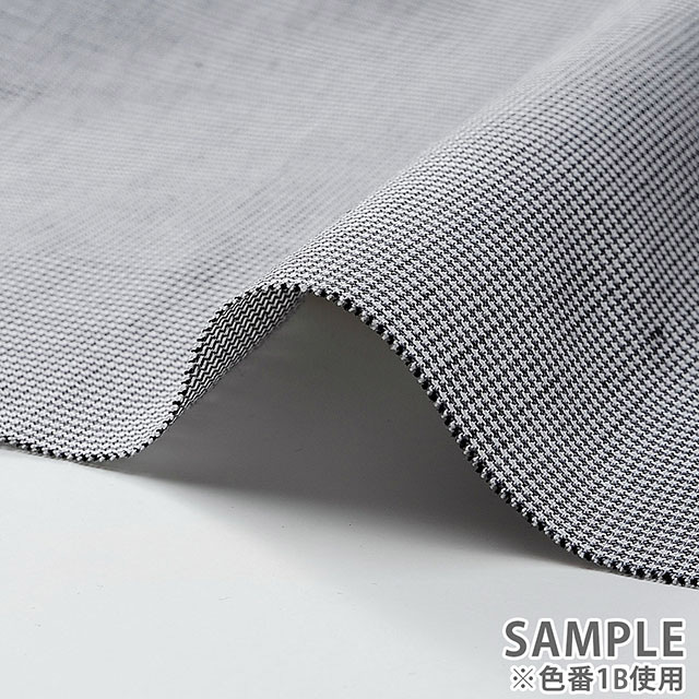 生地 先染めドッグトゥース/コットン(295-316) 1B.黒×白 09Bk22_