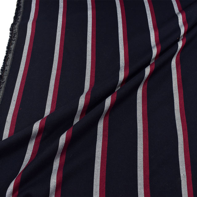 生地 T/Rタータン 起毛(298838) 275.紺×白×ラズベリー 09Cs42_