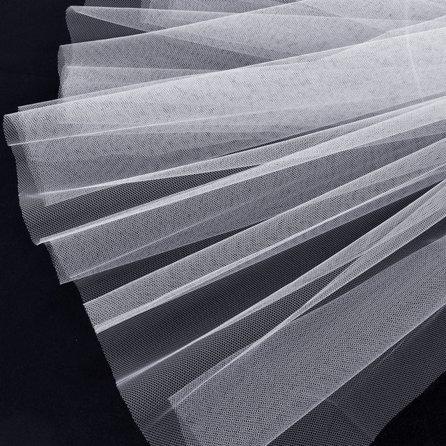 生地 30Dチュール(3035) KW.白 10Ab03_