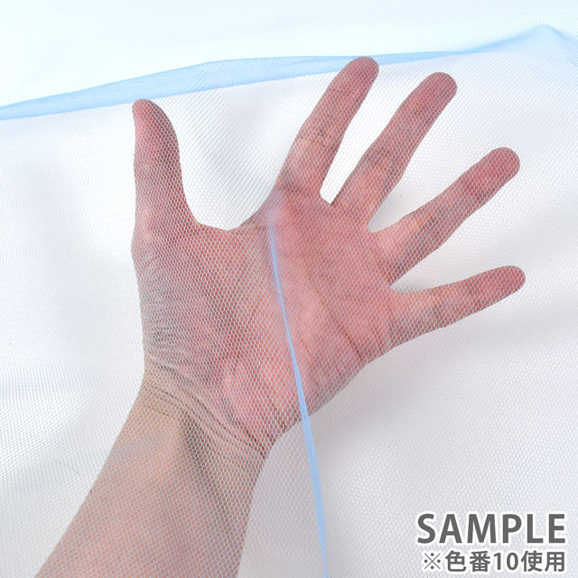 生地 30Dチュール(3035) KW.白 10Ab03_