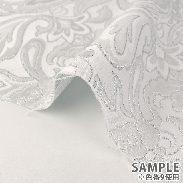 生地 フクレジャガード (3040) 13.ワイン/R 10Aa05_