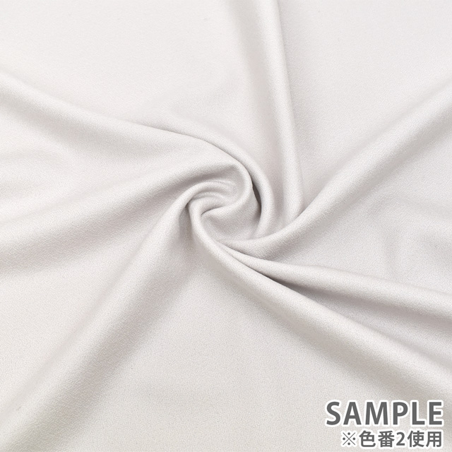 生地 ウールソフトジョーゼット(32-1266) 2.淡グレー 09Cs41_