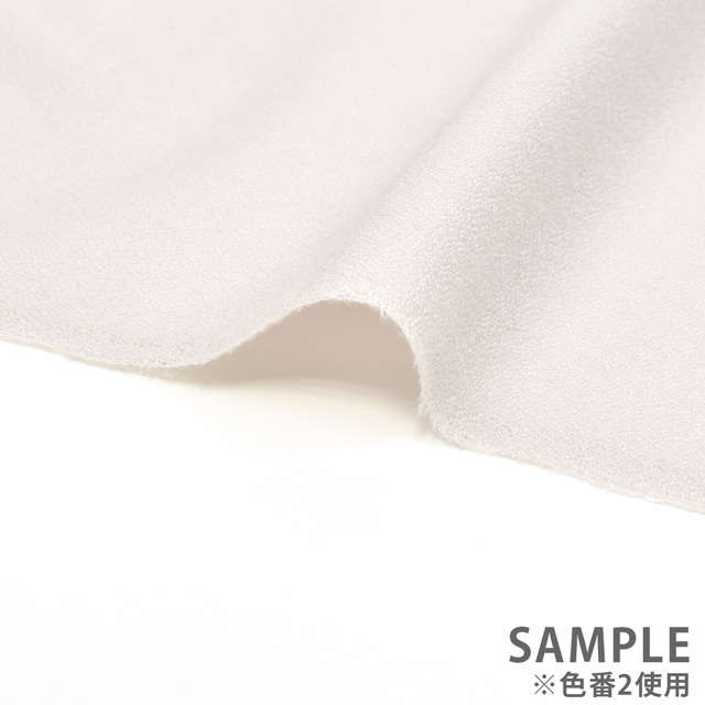 生地 ウールソフトジョーゼット(32-1266) 2.淡グレー 09Cs41_