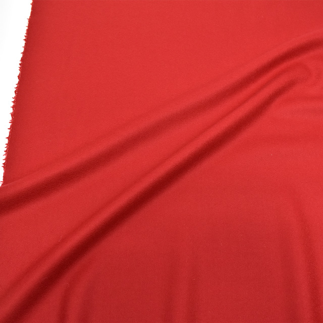 生地 ウールソフトジョーゼット(32-1266) 20.赤 09Cs41_