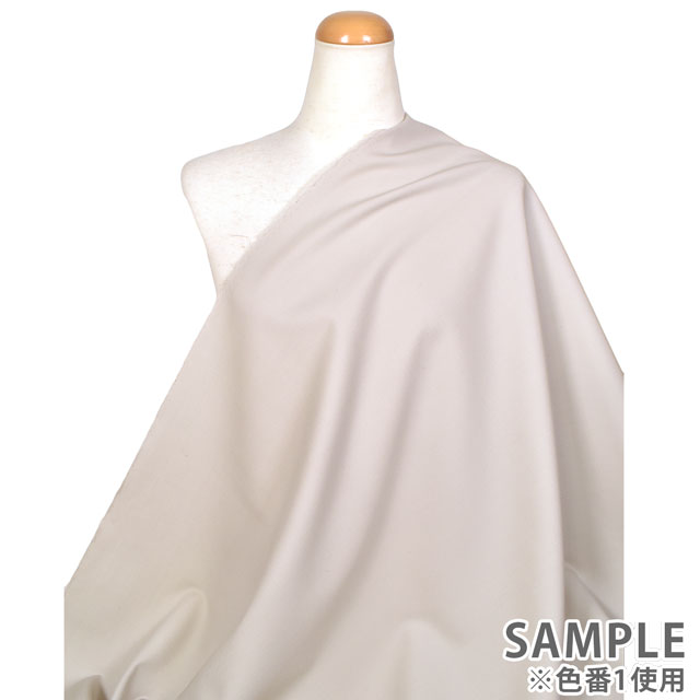 ウール生地 サニーシャンブレー(32-30205) 3.カーキ 09Cs41_