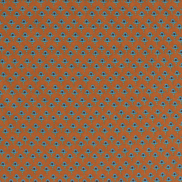 生地 イペカ ヴィオレット レーヨンPT 小花柄(34-1708) 24036-A.茶 99Zz99_