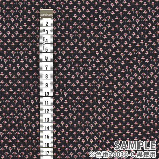生地 イペカ ヴィオレット レーヨンPT 小花柄(34-1708) 24036-A.茶 99Zz99_