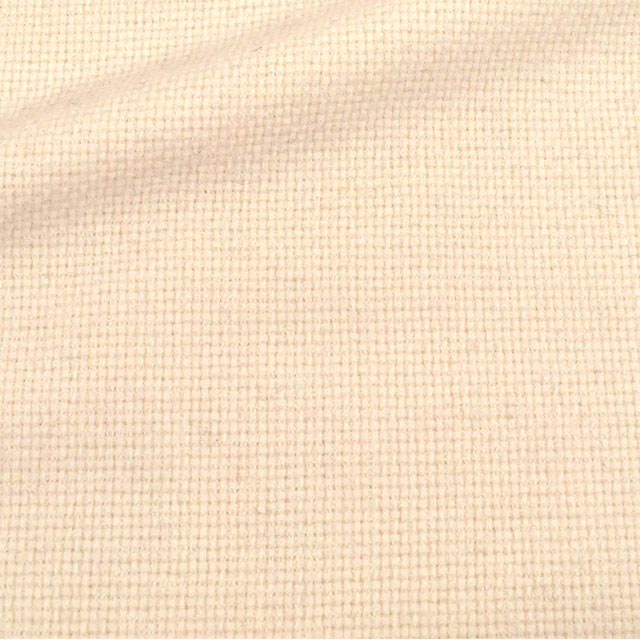 ウール生地 フェザーカールポップコーン(34-62165) 9.アイボリー 09Cs41_