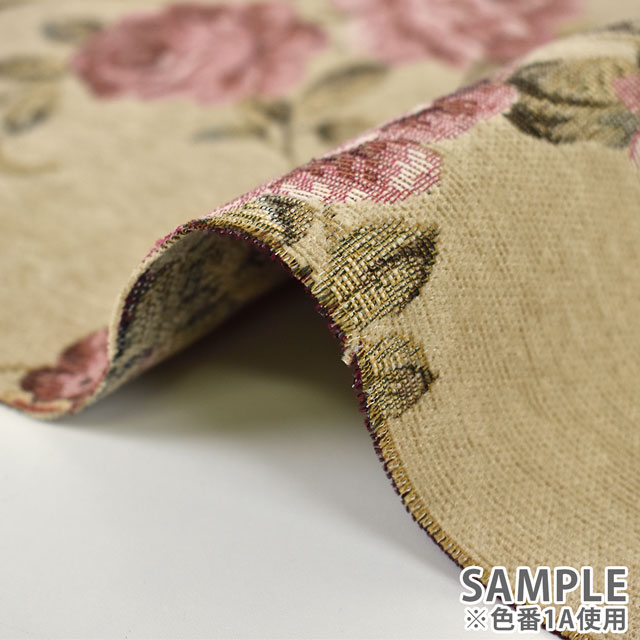 生地 シェニールゴブラン (3535) 1E.ブラック 09Cr40_